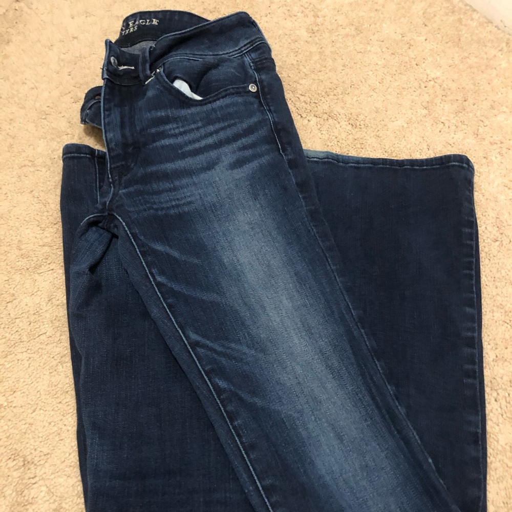 Dark Wash Kick Boot